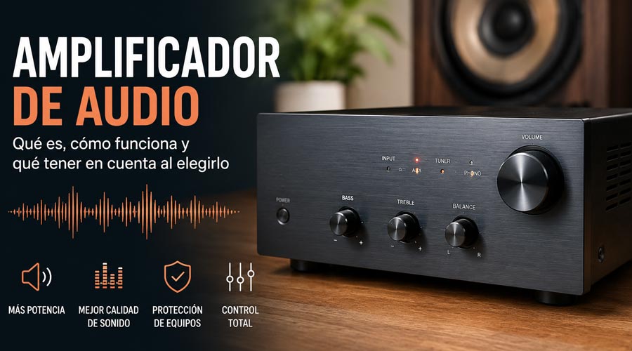 Amplificador de audio profesional