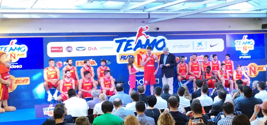 alquiler equipo audiovisual para seleccion española baloncesto
